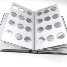 Hardcover Coin collection poker chips holder book